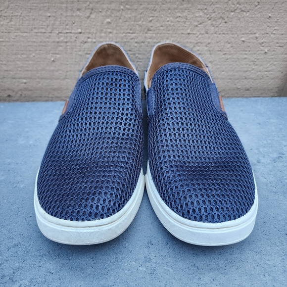 OluKai Shoes Olukai Womens 95 Pehuea Blue Mesh Sneaker Loafer